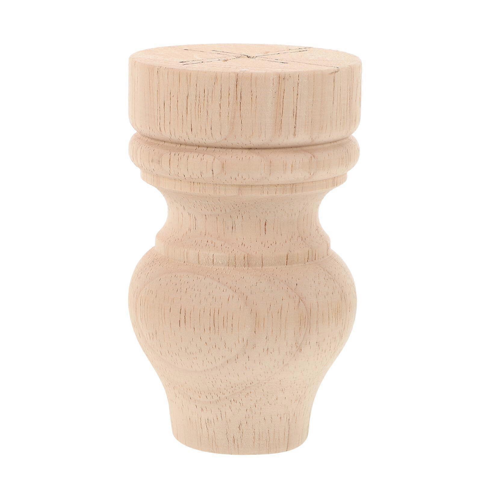 Solid Wood Furniture Legs with Vintage Design for Sofa Cabinet Table, Stable and Easy Install