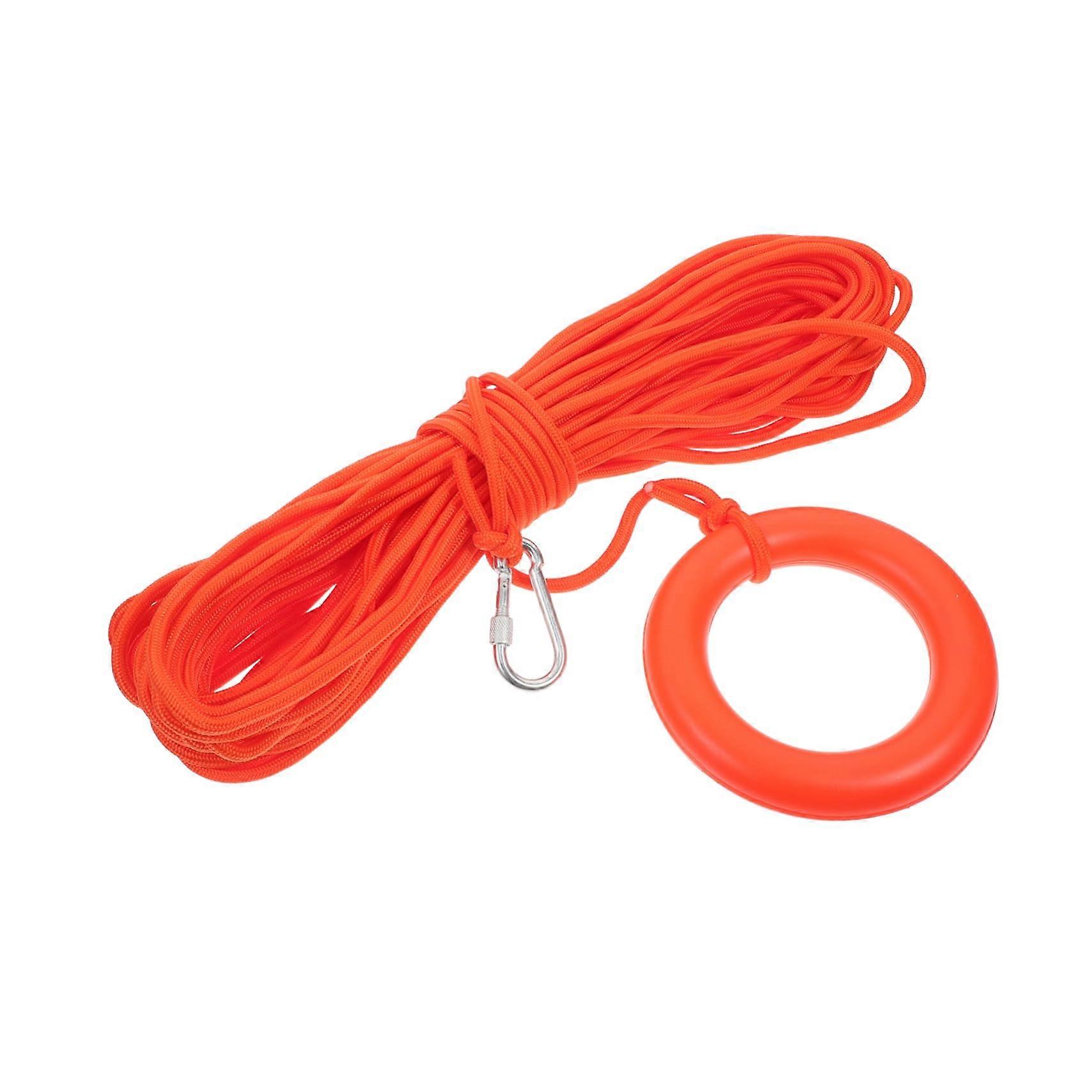 Floating Rescue Rope Adjustable Length with Loop for Emergency Water Safety and Boating