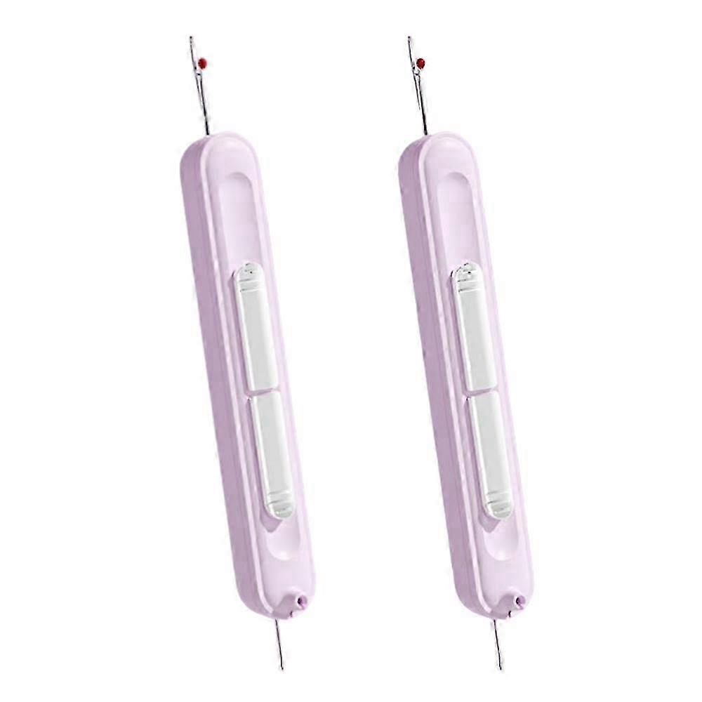 2pcs Plug-in Needle Threader, 2 in 1 Threading and Thread Removal Tools 2025