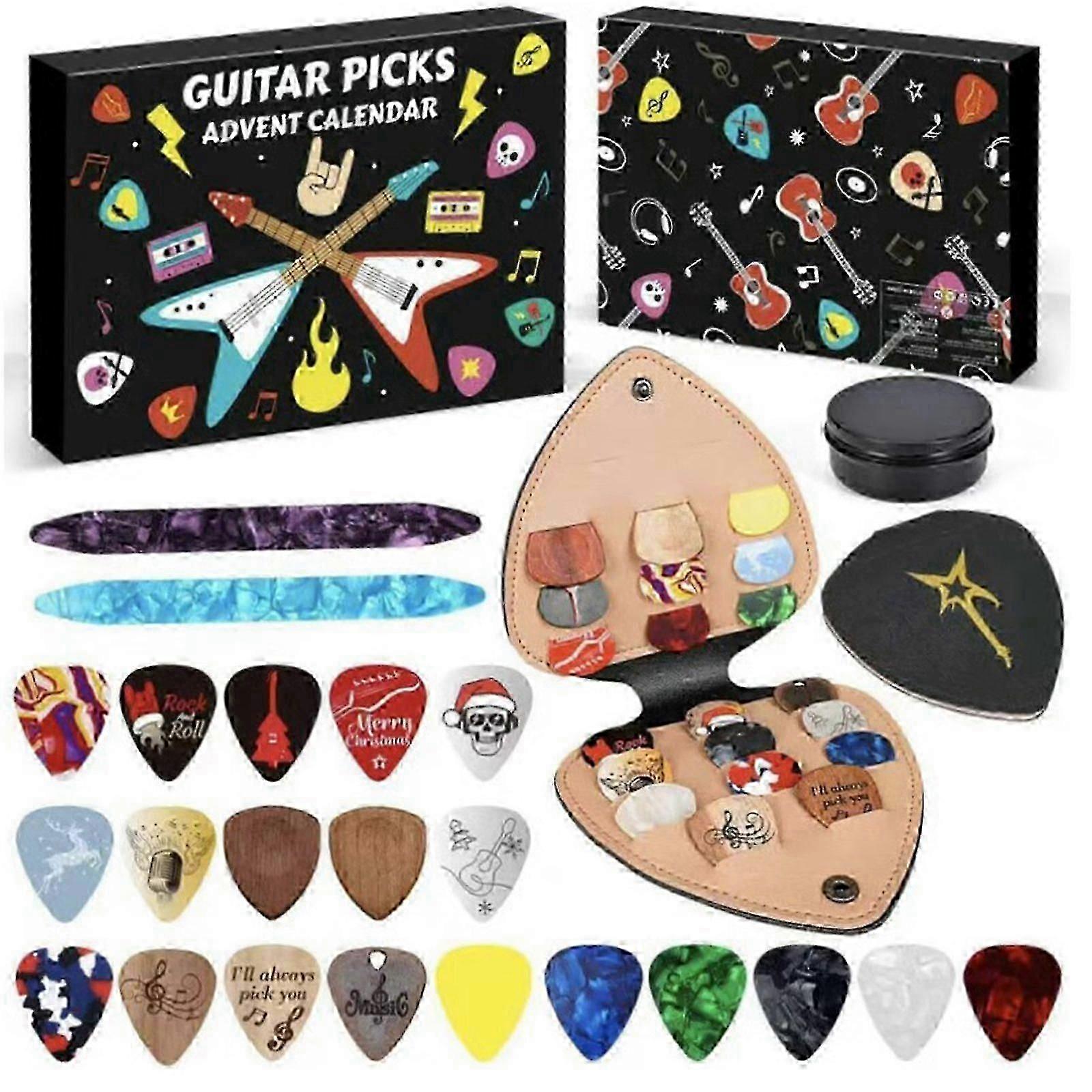 2025 Guitar Pick Christmas Advent Calendar