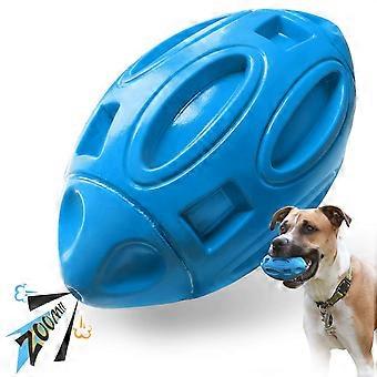 Jouets pour chiens couineurs 2026 pour mâcheurs agressifs : balle à mâcher en caoutchouc pour chiots avec couineur, presque indestructible, jouet pour animaux de compagnie de races moyennes et grandes.