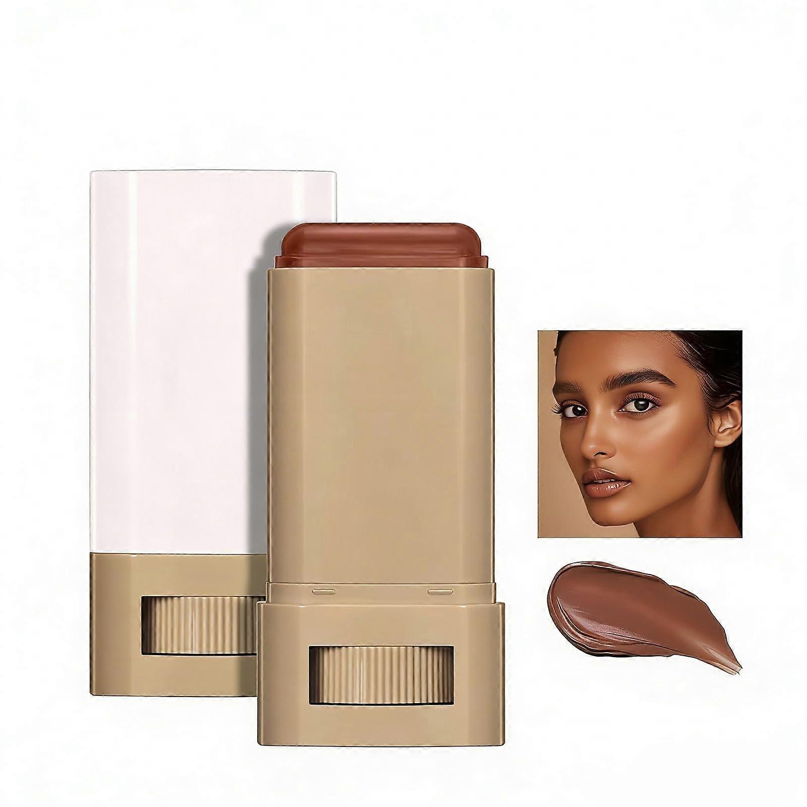 Tinted Moisturizer Stick with Hydrating Foundation, 3 in 1 Coverage, Natural Buildable Finish