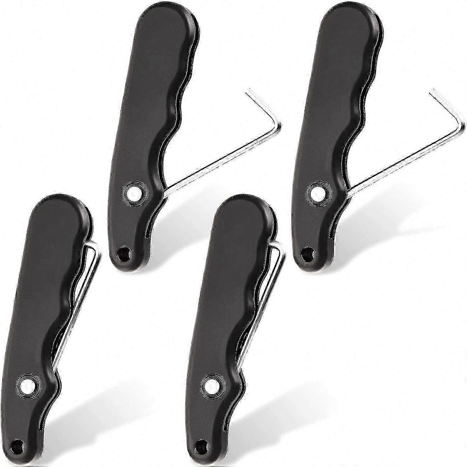4-Pack Foldable Lace Puller, Portable Skate Tightener Tool for Ice Skating