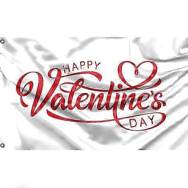 Bonne Saint-Valentin ! Drapeau blanc