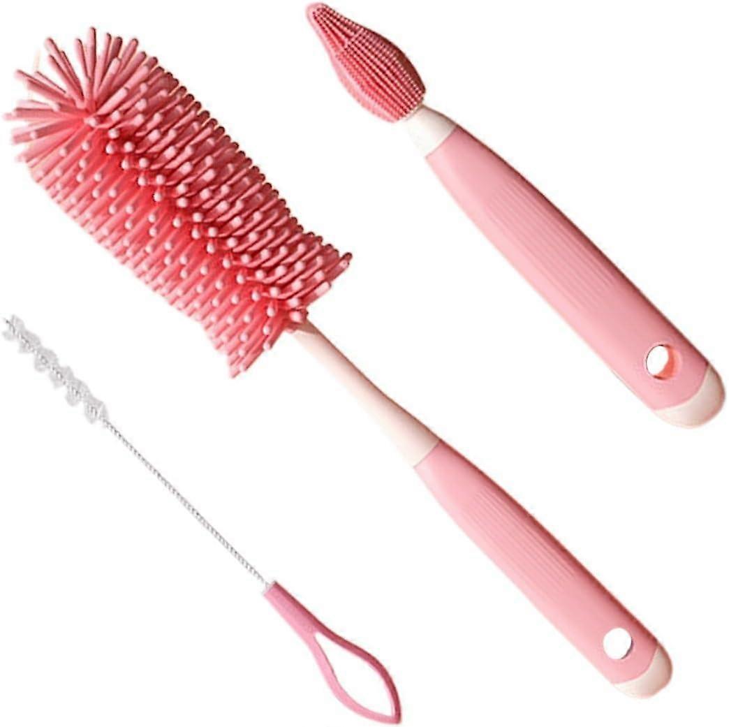 Silicone Bottle Brush, 3-in-1 Cleaning Brush
