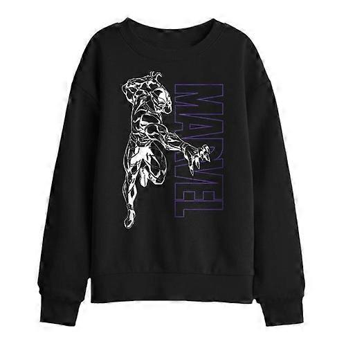 Black Panther Childrens/Kids Outline Sweatshirt