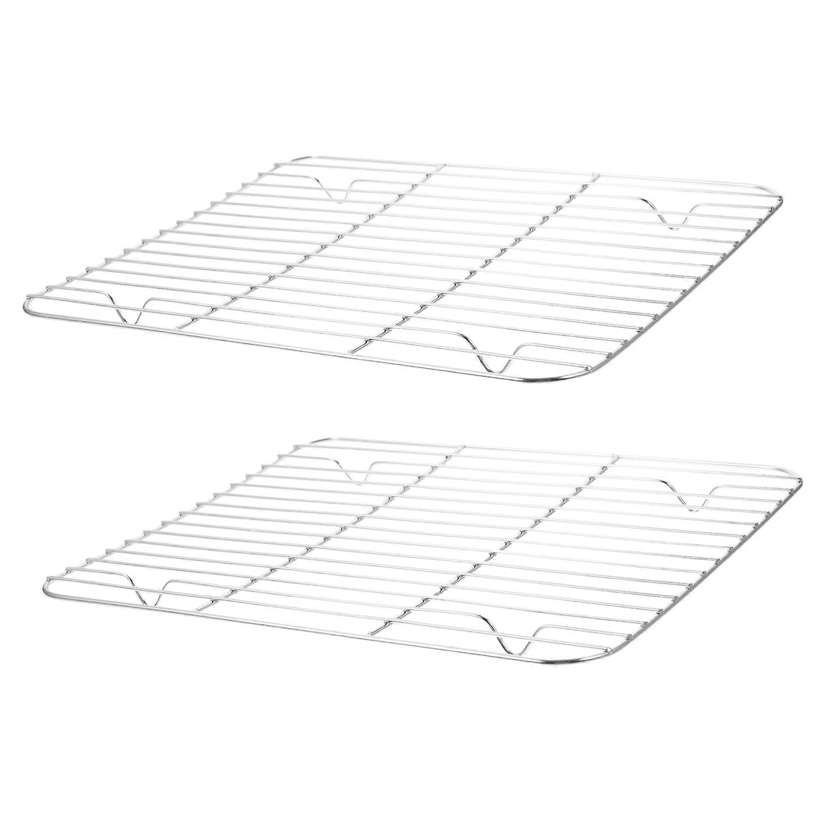 2pcs Stainless Steel Cooling Rack for Baking, Oven Safe Wire Rack, Dishwasher Safe