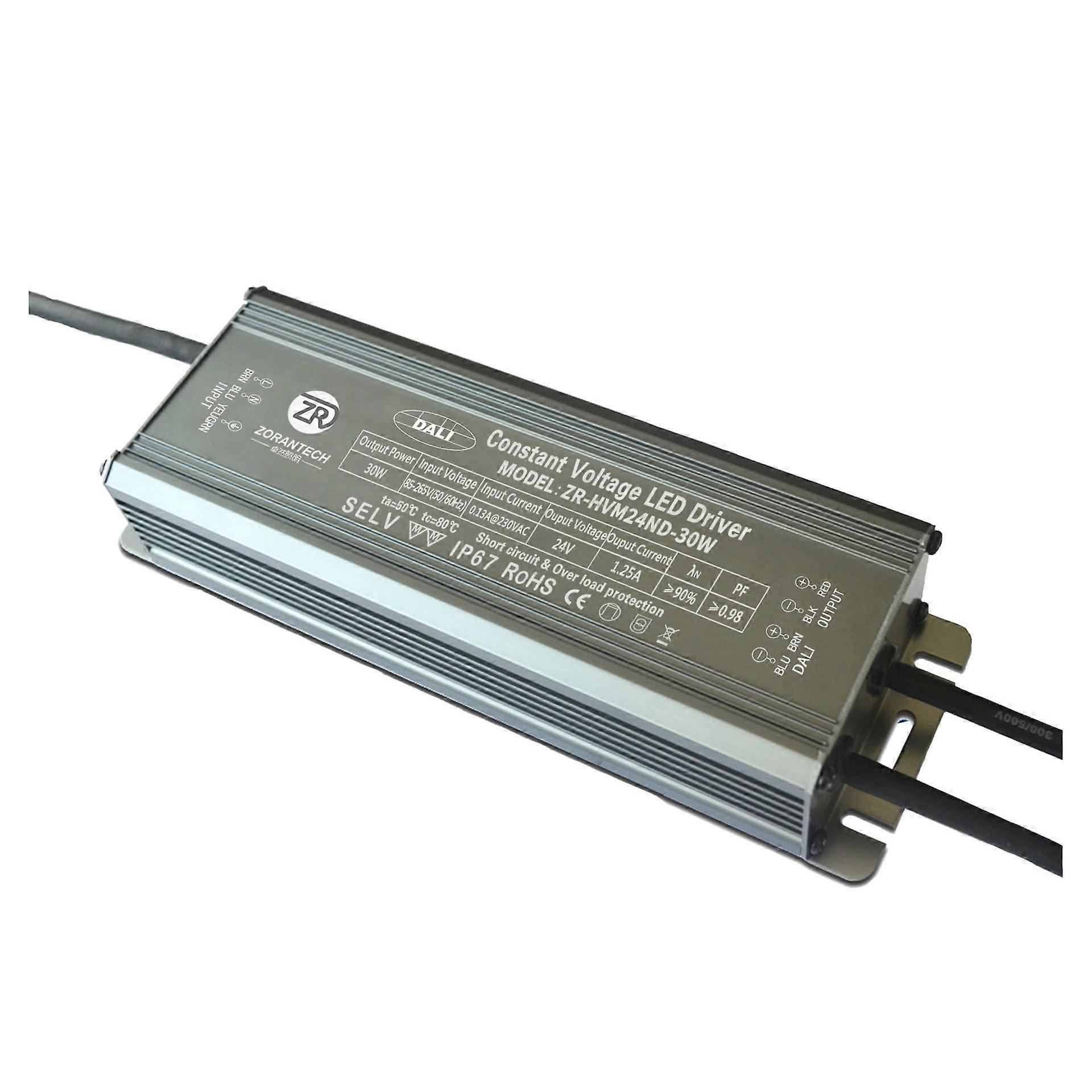 48V DALI Dimmable LED Power Supply 30W Constant Voltage Waterproof Driver for Light Strips