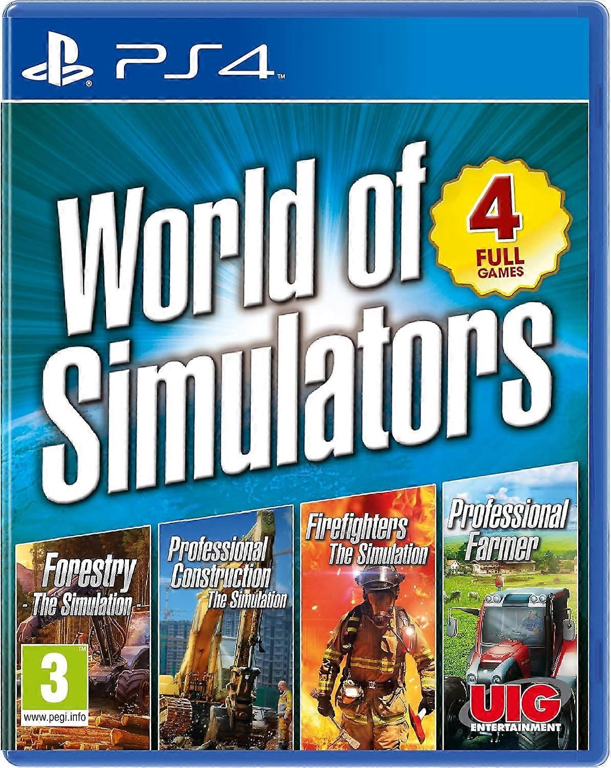 World of Simulators 4 Game Bundle PS4 Game