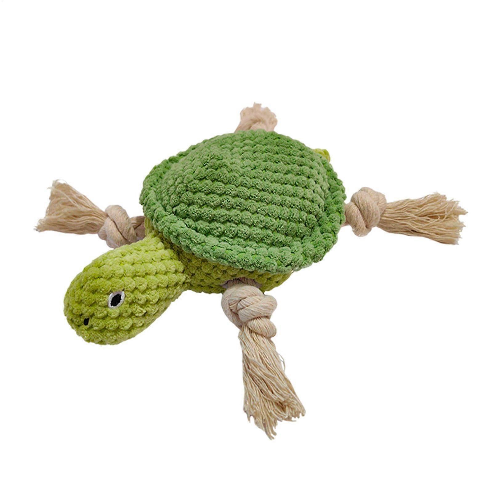 Dog Rope Toy with BuiltIn Squeaker, Durable Tug Design for Interactive Play and Teeth Cleaning