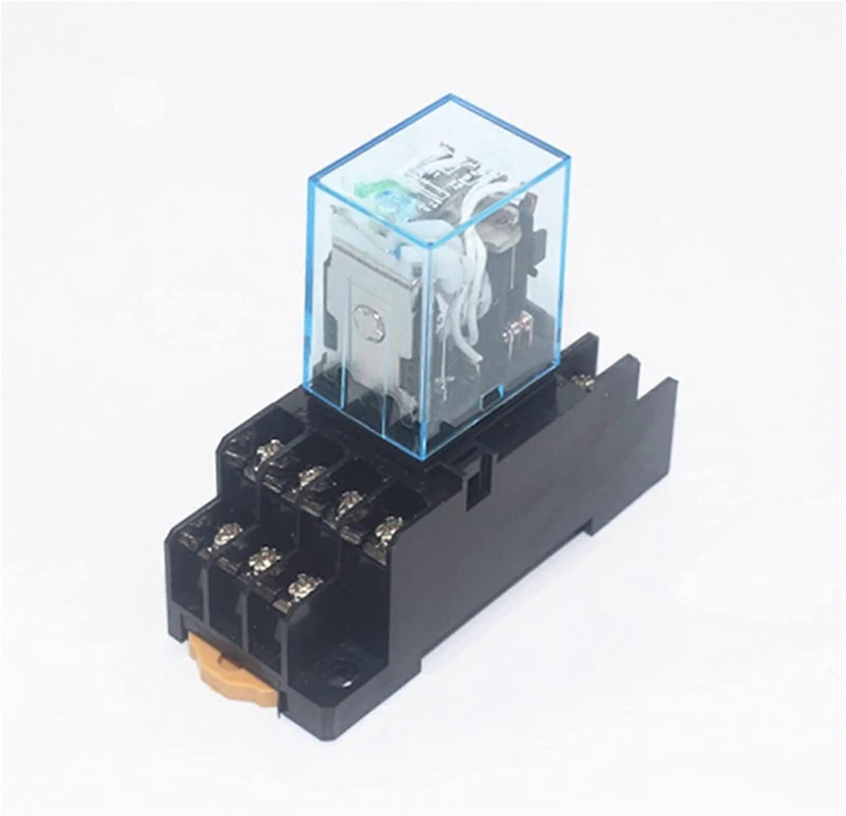 Electromagnetic Relay with Base AC DC Coil 5A Stable Performance for Wide Applications