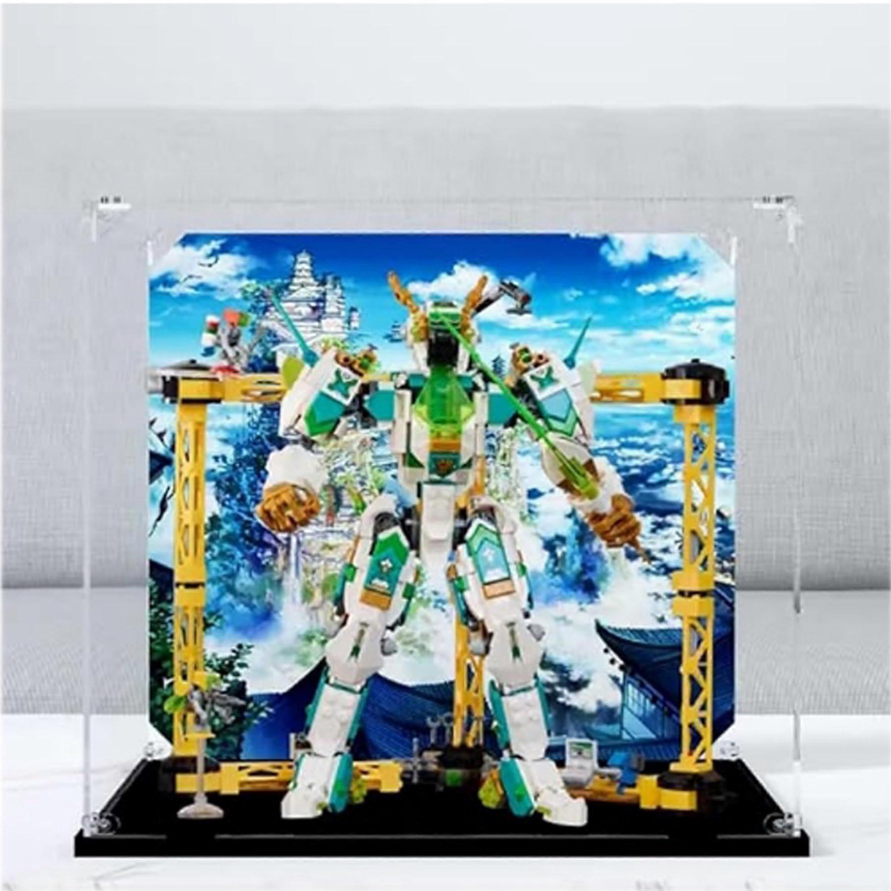 Acrylic Display Case for  80053 with Dustproof Protection and Clear Black Base