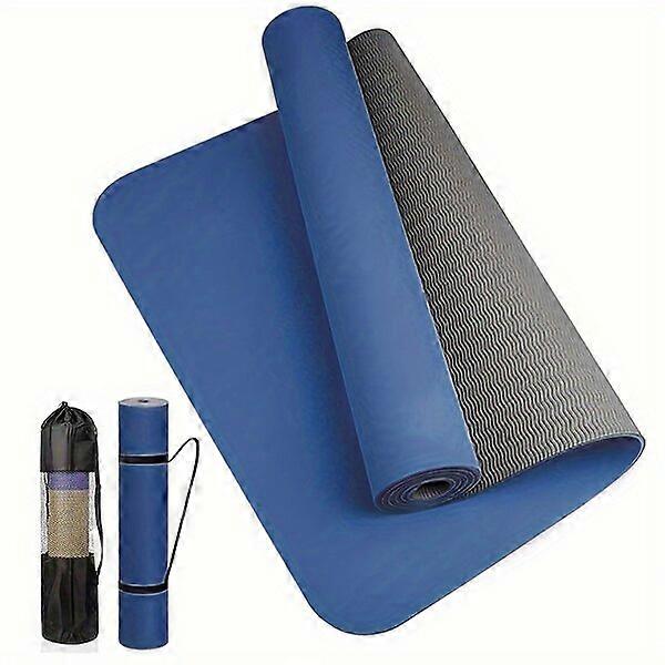 Yoga Mat Double Layer Thick Fabric Non Slip Pilates Training Mat