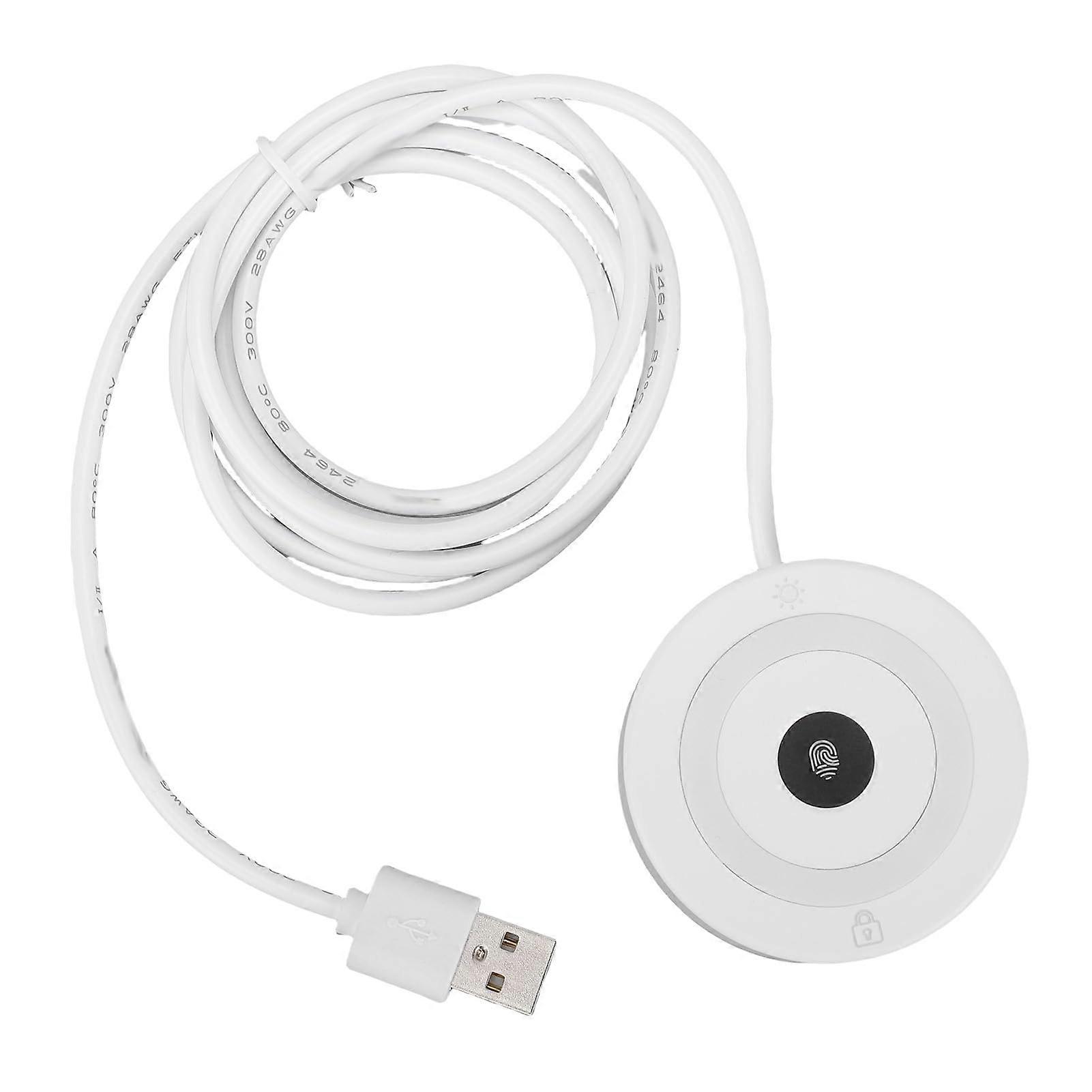 USB Fingerprint Reader for Windows Hello Login, 360° Touch, 0.5s Fast Response, PC Laptop