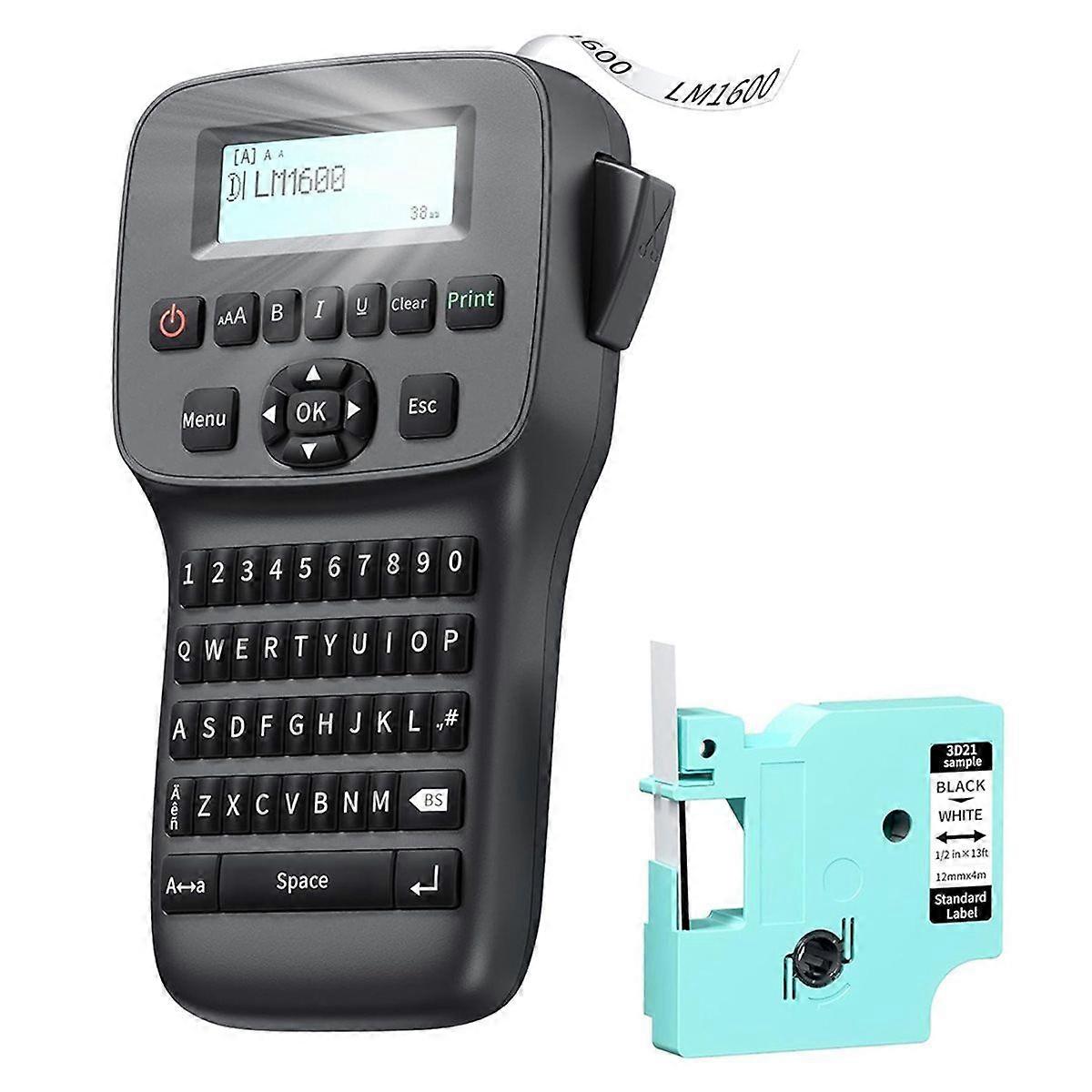Industrial Label Maker Machine, Handheld Label Maker Bluetooth Wire Cable Labeling Machine for Home