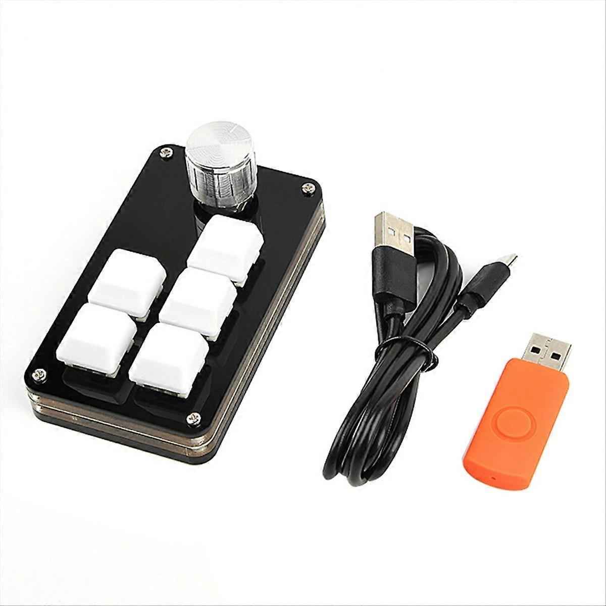 DIY   Swap Customization Mechanical Keyboard Macro Keypad White