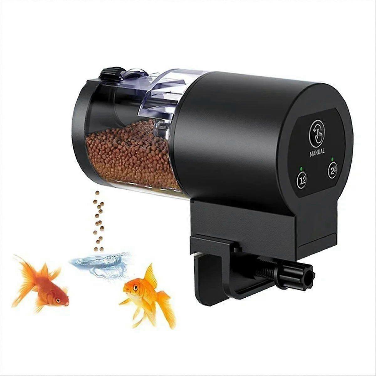 Fish Feeder 100ml Digital Programmable Aquarium Food Dispenser Timer