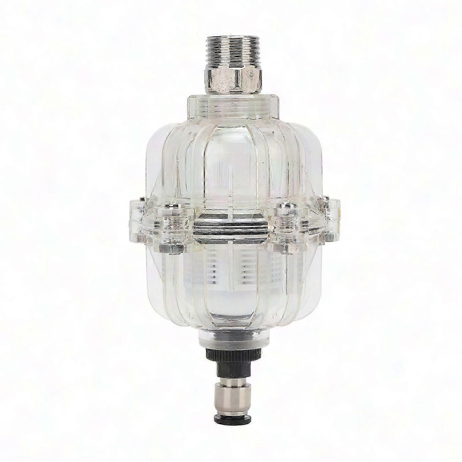 Transparent 1/2 Inch Air Compressor Filter with Automatic Drain Feature