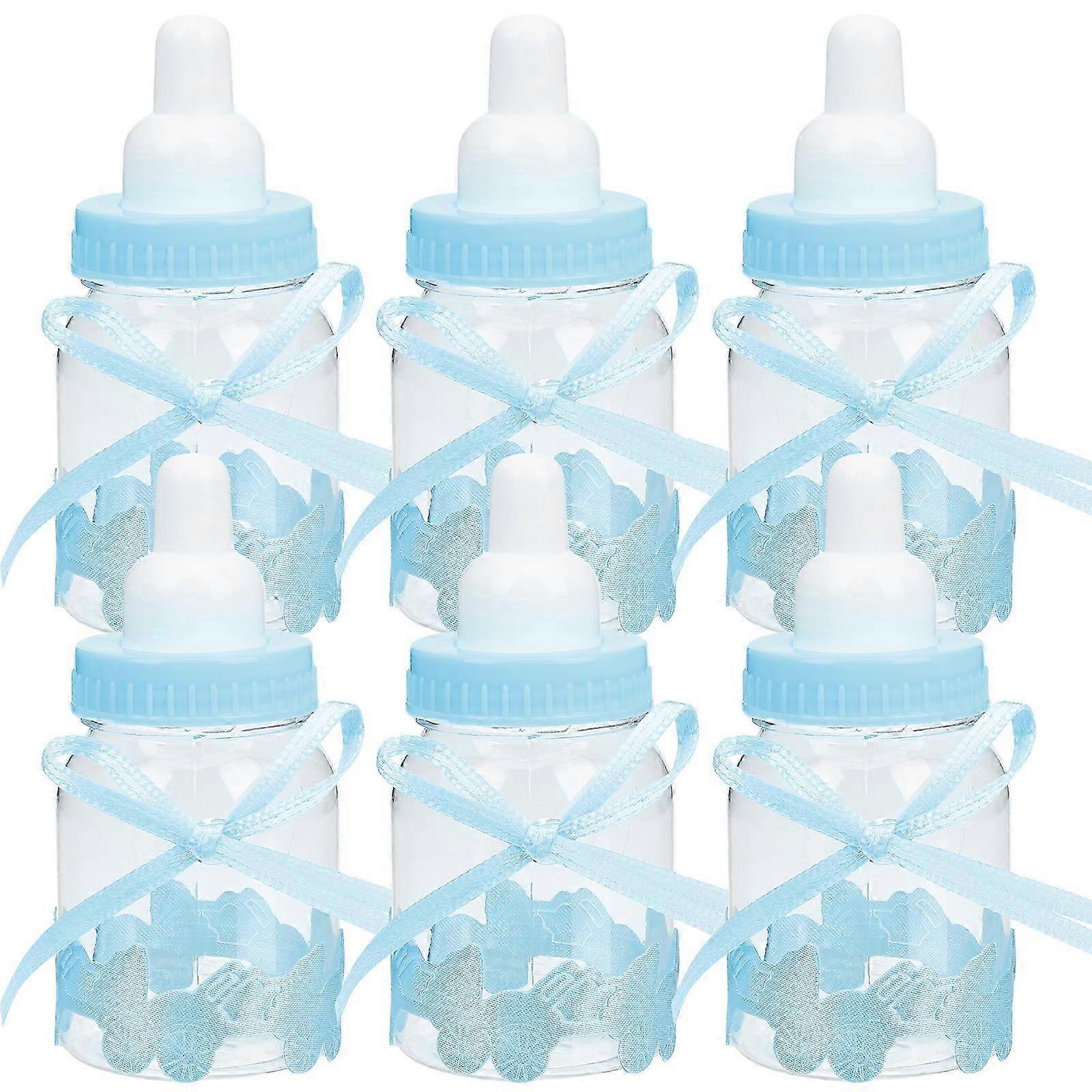 24Pcs Practical Milk Bottle Candy Boxes for Baby Shower Candy Storage