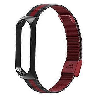 Metal Strap Screwless Quick Installation Stainless Steel Bracelet for Xiaomi Mi Band 6 Multicolor