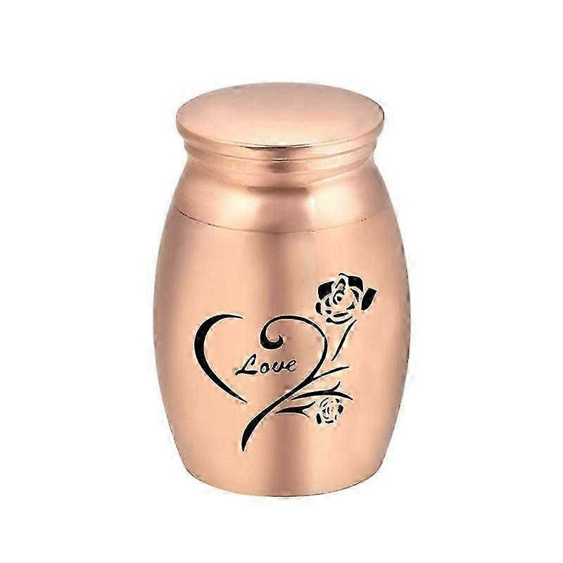 Mini Urn For Ashes Cremation Memorial Keepsake Container Jar Stainless~