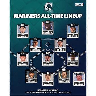 Seattle Mariners All-Time Team Ken Griffey Jr. Ichiro Suzuki Jigsaw Puzzle Brain Teaser S1679