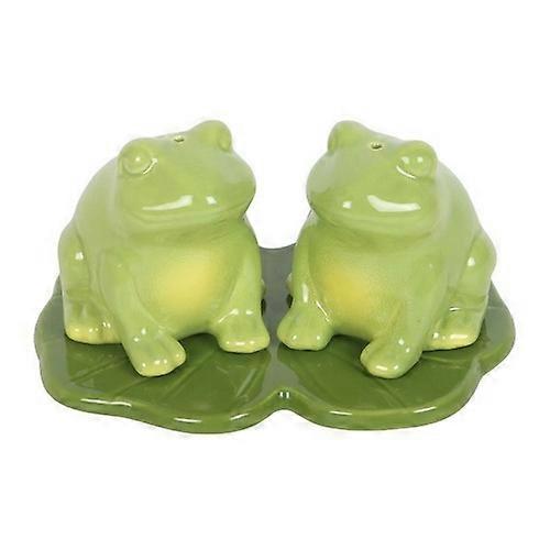 Something Different Luna Frog Salt and Pepper Shakers