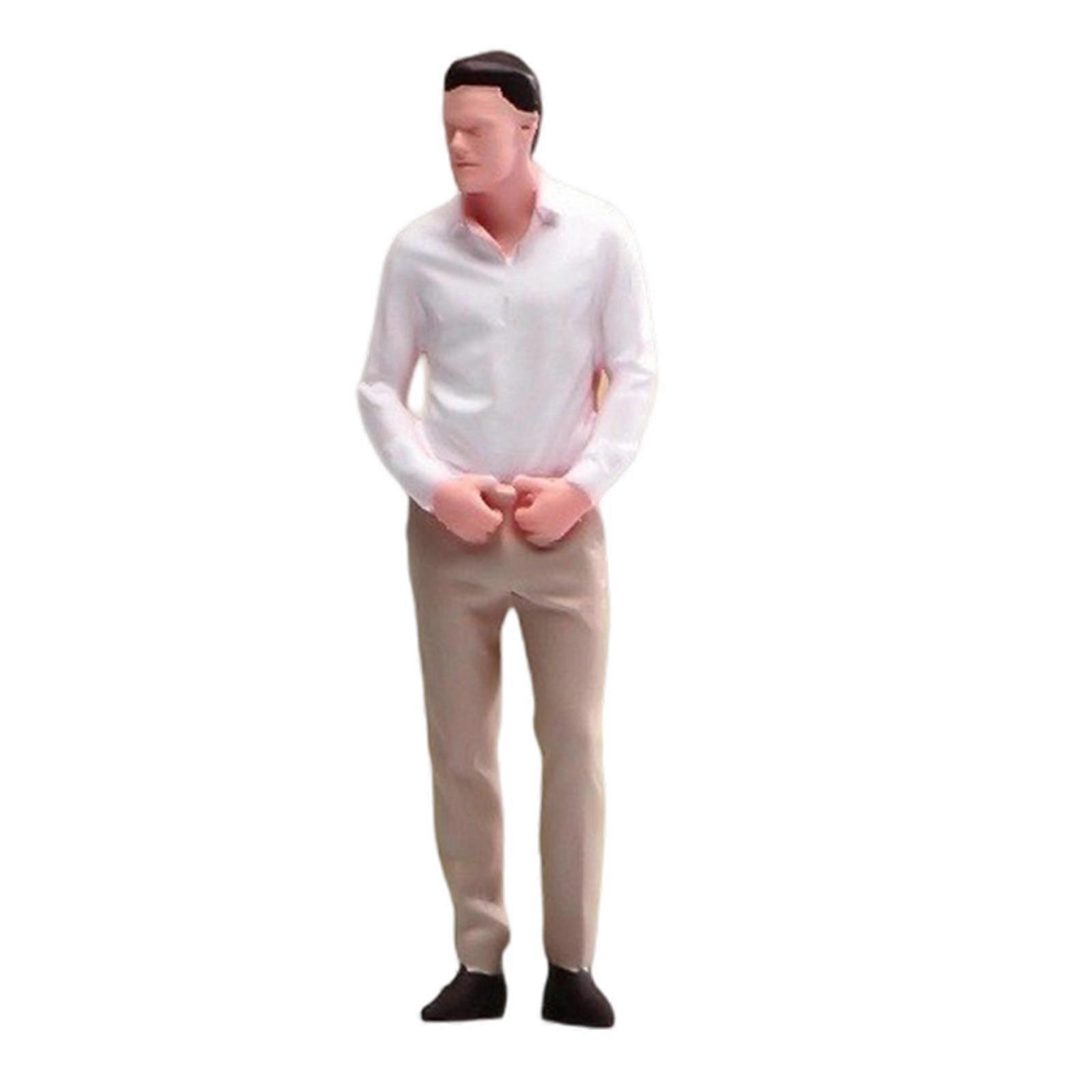 1:64 Man in A Suit Model Tiny People Model for Train Layout Micro Landscape