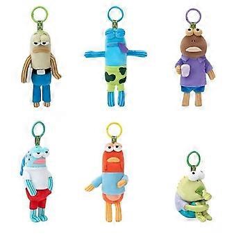 Colgante de peluche de Bob Esponja, Amigos de Fondo de Bikini, Muñeco de peluche suave, Regalos