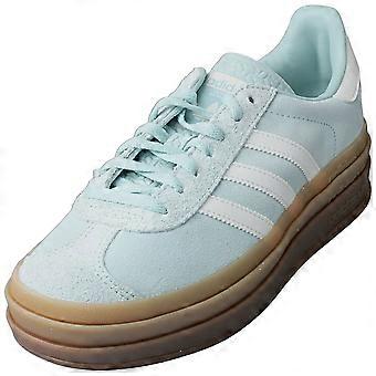 adidas Gazelle Bold Womens Fashion Trainers in Ash Green