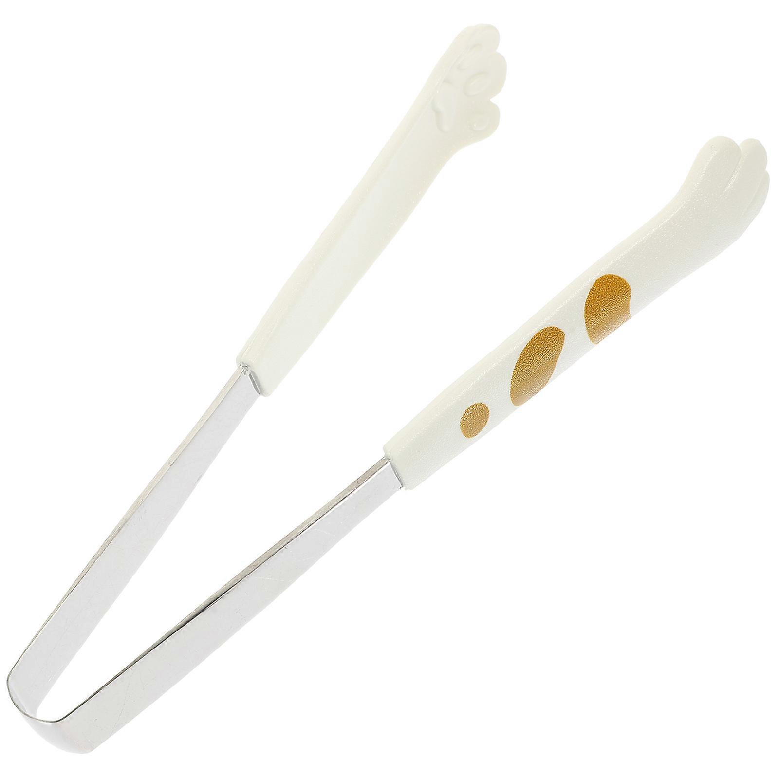 Salad Tongs Multi-Function Grill Tong for Convenient Use White