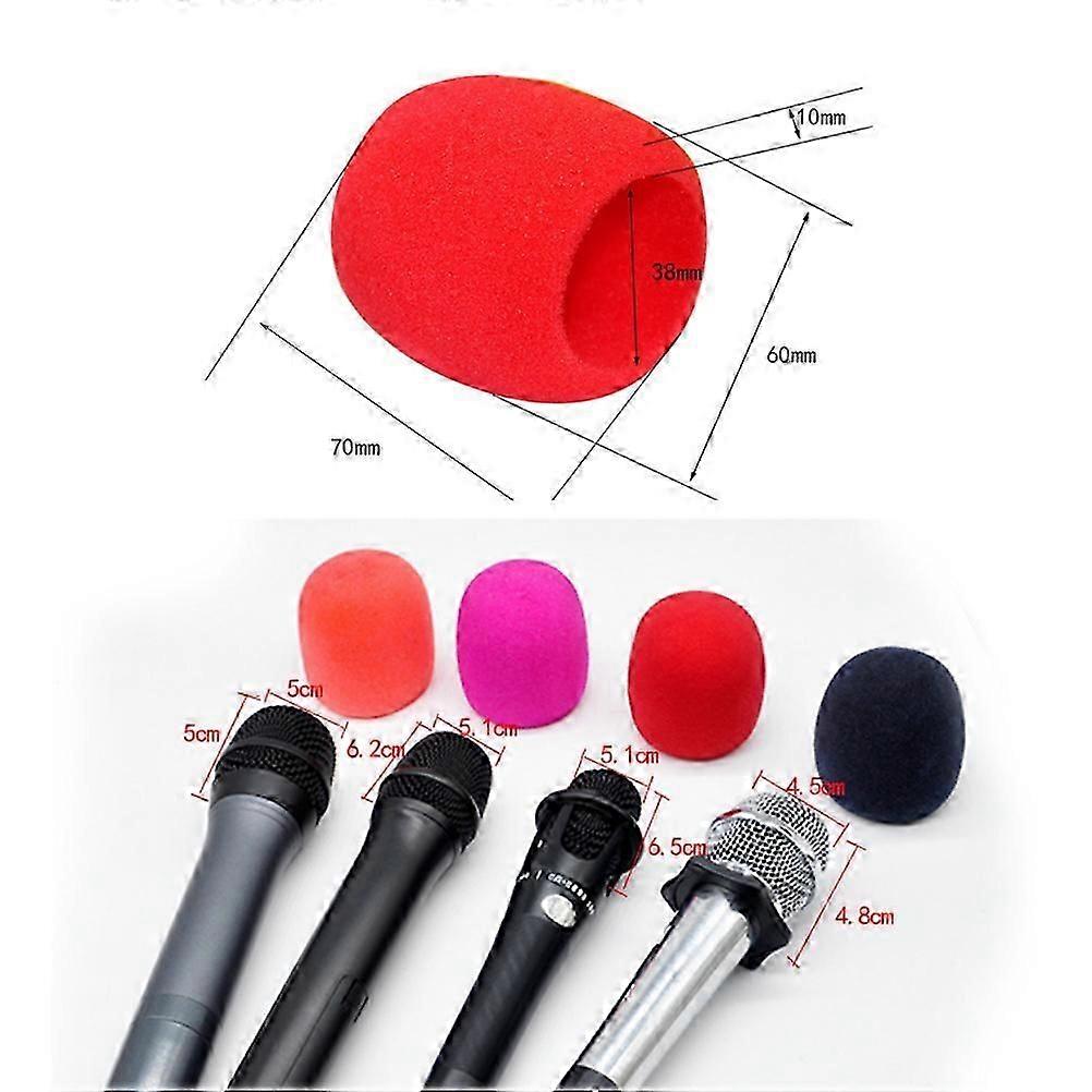 Microphone Cushions Replacement for 12Pcs Assorted Color Headset Windscreen Covers