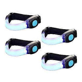 Ensemble de 4 lampes LED bleues pratiques pour la course nocturne