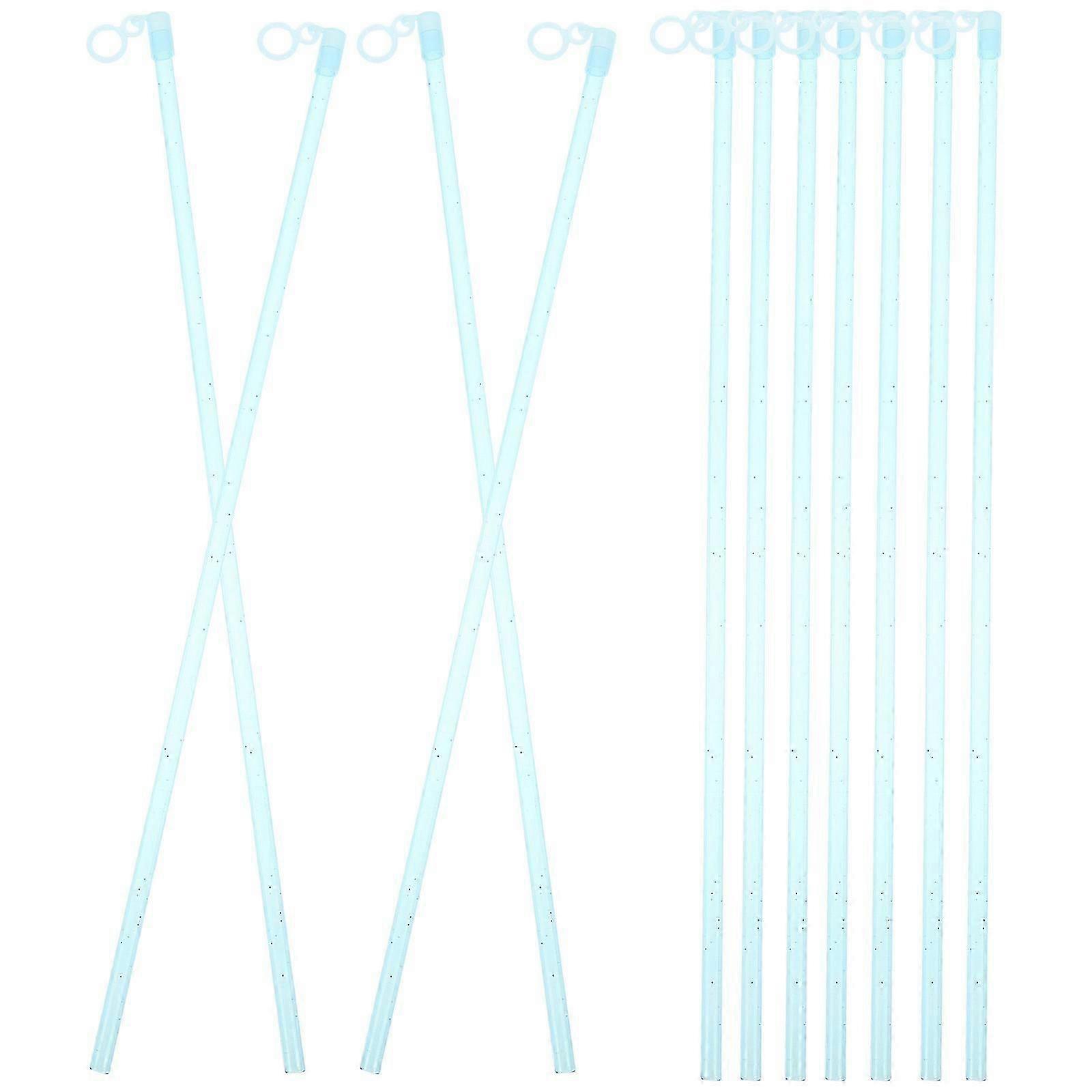 Flag Pole Replacement Parts Flagpole for Handheld Flags 24Pcs Compact Plastic Sticks