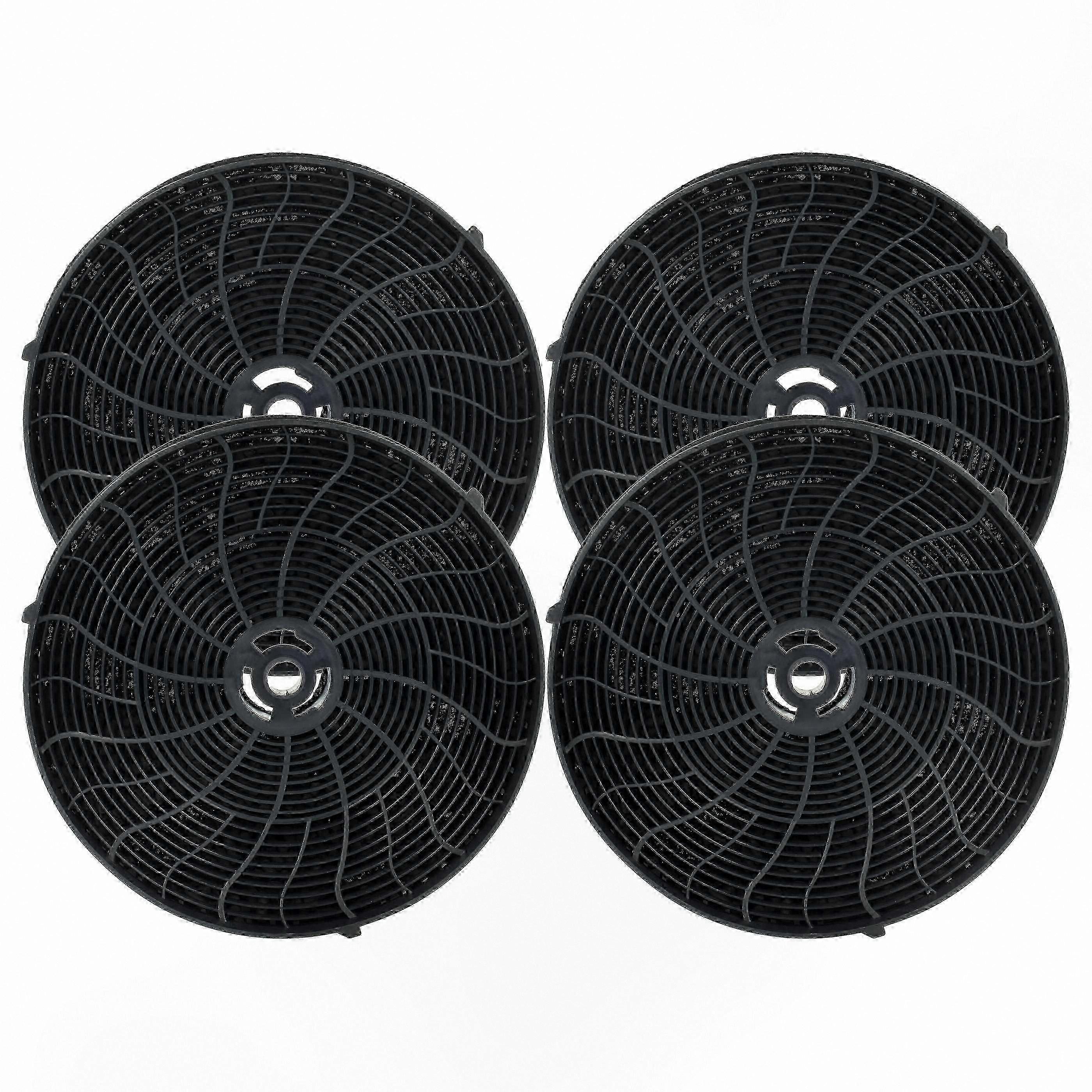 4-Pack Replacement Carbon Filters compatible with Range Hoods, Fits Multiple Models Including IKEA-Compatible Units