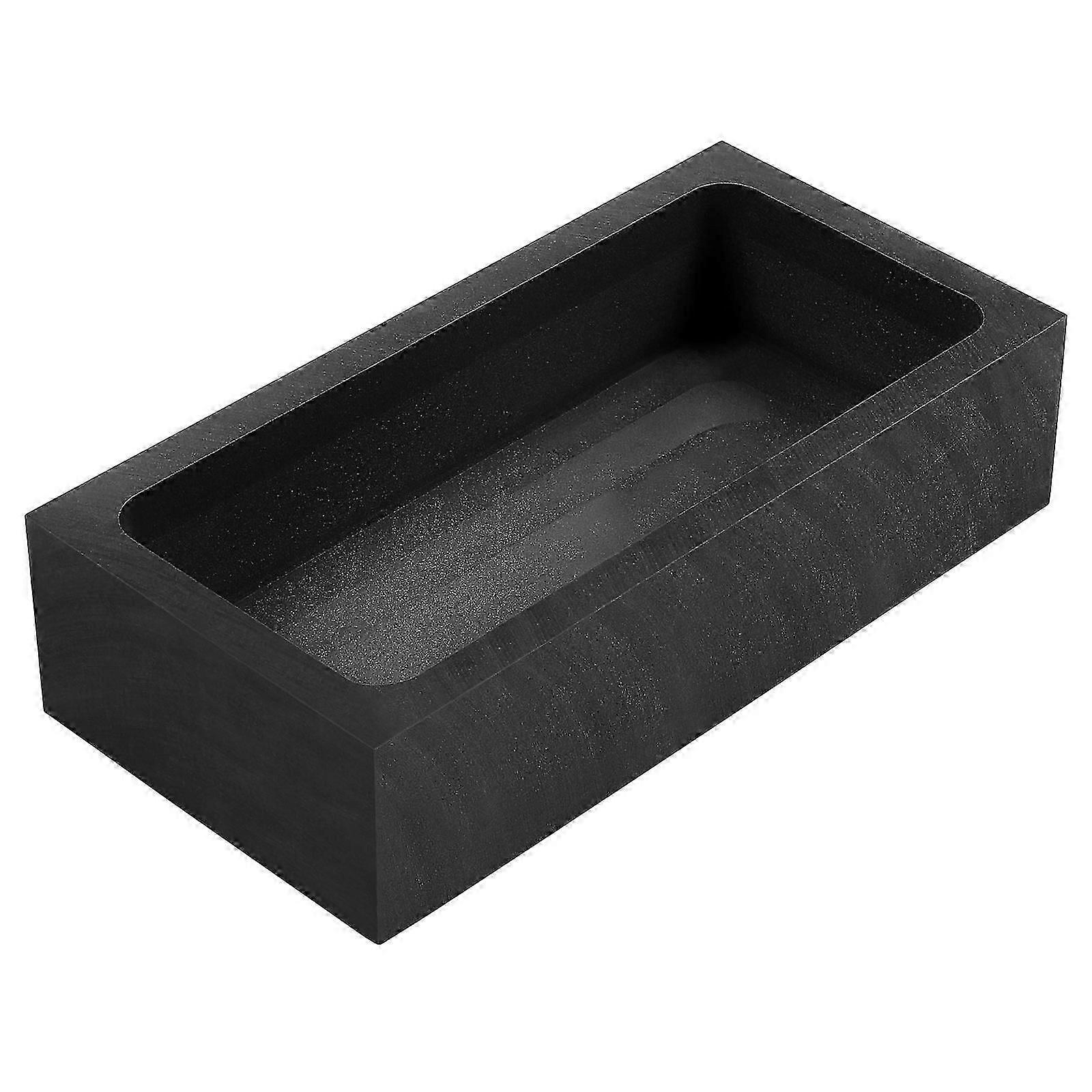 3 Pcs Graphite Ingot Molds, Rectangular, For Metal Casting, Suitable For Metalworkers, Scientists, Students