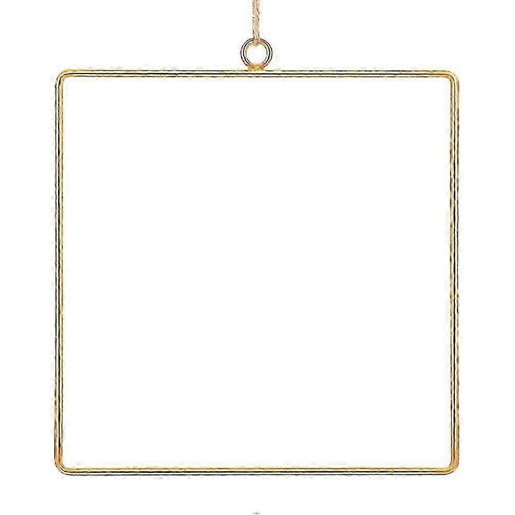Square Decorative DIY Wreath Frame, Multi-function Delicate Flower Supply Frame