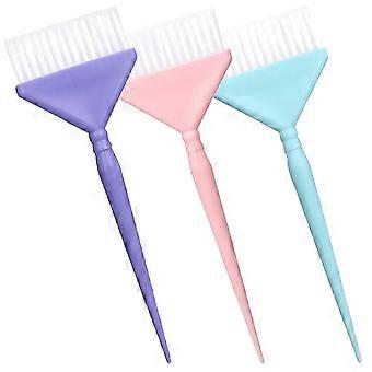 Hair Dye Brush Small Set for Hair Dyeing 3Pcs with Assorted Color Brushes