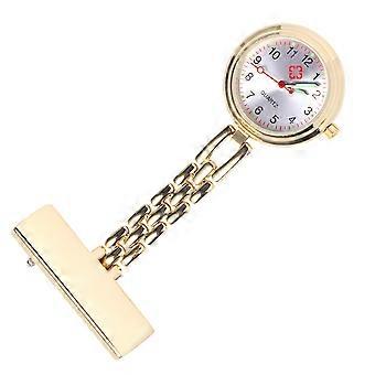 Zinc Alloy Pocket Watch for Time Keeping Rose Gold Nurse Hanging Watch