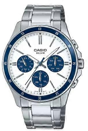CASIO COLLECTION MULTIFUNCTION CALENDAR - WHITE & BLUE PANDA