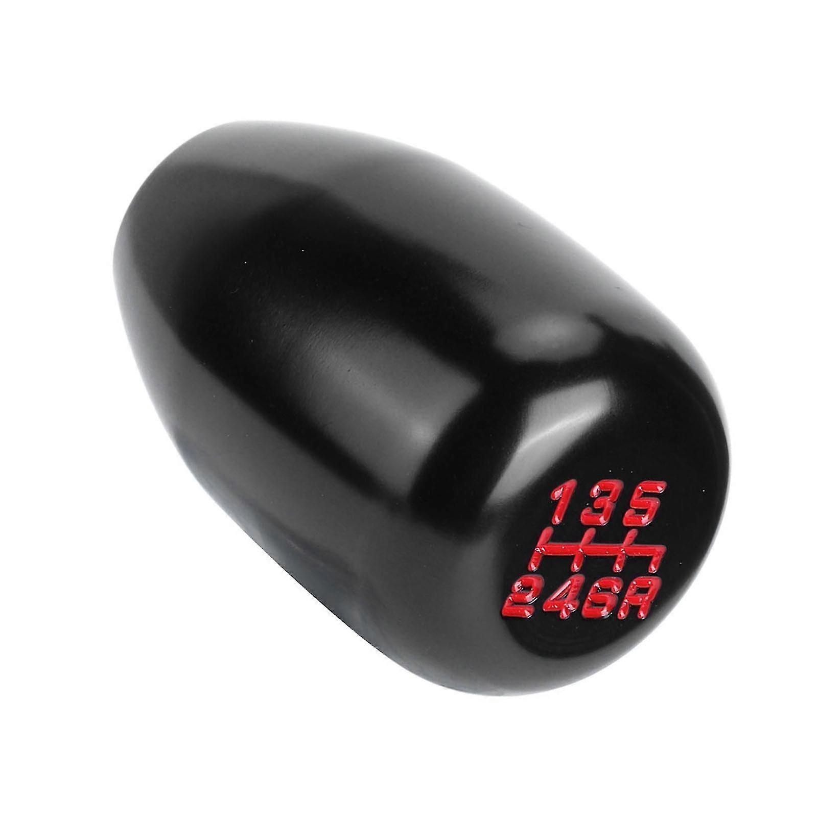 Car Universal Modification Manual Knob Gear Shift Head Shifter 6 Speed (Silver)