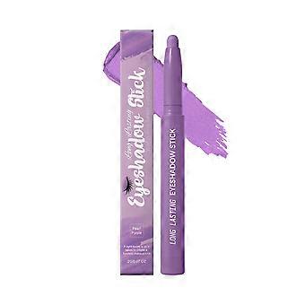 2pcsEyeshadow Stick, shimmery purple, creamy texture, smooth application, suitable for daily commuting and dating makeup, with built-in sharpener