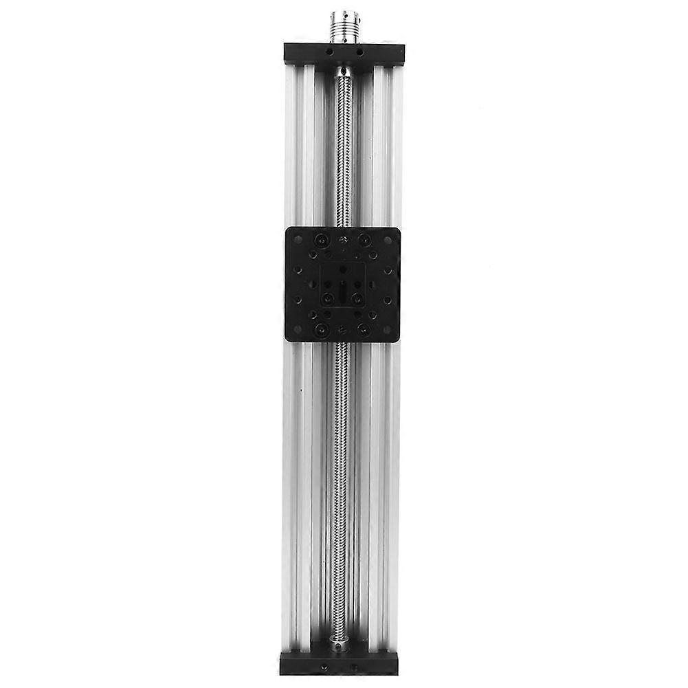Screw Slide Linear TableAluminum Alloy 3D Printer Engraving MachineBlack/SilverSilver 350mm