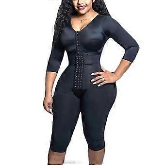Full Body Support Arm Compression Shrink Your Waist With Built Corset Minceur Slimming Sheath Woman Flat Belly Fajas Shapern