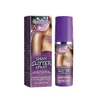 Eelhope Dazzling Star Glitter Spray, Club Party Body Collarbone Arm Skin Starry Glitter Spray