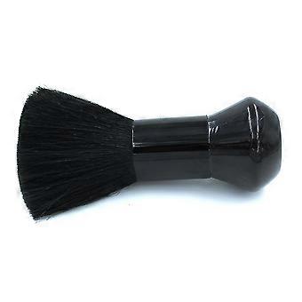 Hair Cleaning Brush Black Neck Duster for Salon Use with Plastic Handle