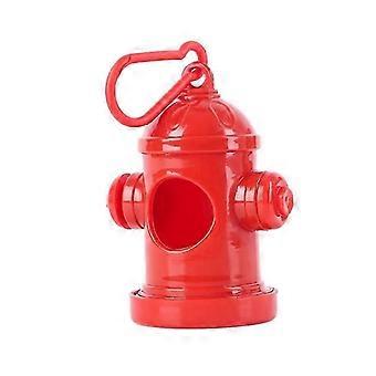 Pet Fire Hydrant-style Garbage Bag Collector, Portable Poop Bag Dispenser For Dog Walks, Poop Bag Storage Keychain 26-27