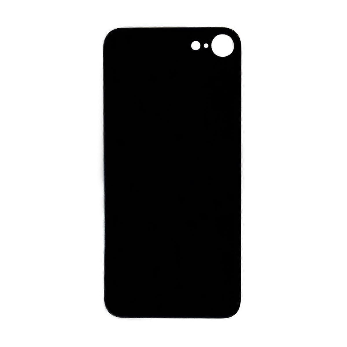 Glass Back For iPhone 8 Plain in Black
