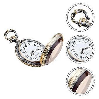 Men's Pocket Watch Classic Pocket Watch for Daily Use Quartz Movement 5x5x2cm 1Pack