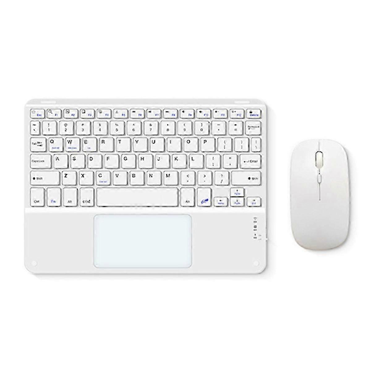 Touchpad Bluetooth Keyboard with Mouse for PC Tablet Gaming Wireless Keyboard